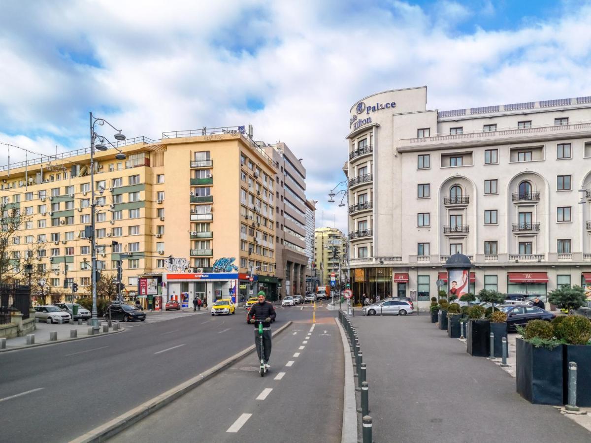 Victoriei Blue Apartment บูคาเรสต์ ภายนอก รูปภาพ